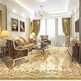 Benutzerdefinierte Personalisierte Pvc-Bodenbelag Benutzerdefinierte 3D-Badezimmer-Bodenbelag Luxus Rosa Marmor In 3D-Bodenbelag Wandbild Tapete Für 3D,400X280C
