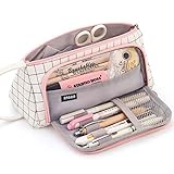 EASTHILL Federmäppchen pencil case mit grossem Fassungsvermögen Mäppchen Schreibwarenbeutel Bleistift Beutel für Middle High School College Office Studentin Mädchen Erwachsener Geschenk -k