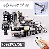 ZJLA MOC New Power Mobile Kran Building Kit LTM11200 RC Liebherr Motor Kits Blöcke, Kran Bausteine Geburtstag Spielzeug Geschenke Indoor I