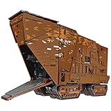 Technik Ferngesteuert Sandcrawler Bausatz, 13168 Klemmbausteine 2,4G/APP Technik Sandcrawler Baugruppe Bausteine mit Motoren Kompatibel mit Lego Technic dy