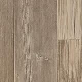 PVC Vinyl-Bodenbelag in Landhausdiele Pinie weiß | CV PVC-Belag verfügbar in der Breite 400 cm & Länge 500 cm | CV-Boden wird in benötigter Größe als Meterware geliefert |