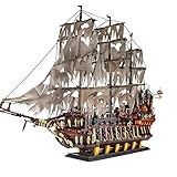 Koyae 3653Pcs Fliegender Holländer Piratenschiff Bausteine Bausatz Kompatibel mit Lego Bausteine - DIY Piratenschiff Modell für Erw