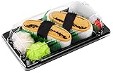 Rainbow Socks - Damen Herren - Sushi Socken Tamago-Omelett - Lustige Geschenk - 1 Paar - Größen 41-46
