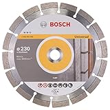 Bosch Professional Diamanttrennscheibe Expert für Universal, 230 x 22,23 x 2,4 x 12 mm, 2608602568