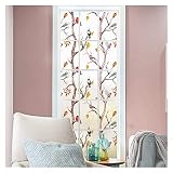 JSJJRGB Fensteraufkleber Datenschutzfenster Film Frosted Glass Film Statische Haftfolie No-Kleber Vinylfilm Fenster Aufkleber für Hausbad Büro (Size : 45cm x 100cm)