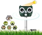LOFFU Katzenschreck, Katzenschreck für Garten, Katzenabwehr, verstellbare Frequenz zur Abwehr von Tieren, Abschreckung von Füchsen, Eichhörnchen und Vögeln für Hof, Feld, B