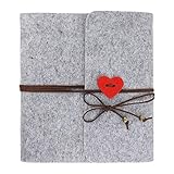 Retro Foto Scrapbook Album Filz Foto Scrapbook DIY Fotoalbum Memory Book Love Photo Book Für Valentinstag Tagesjub