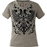 Rebel Spirit T-Shirt SSK131435 Charcoal Grau, L