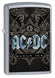 Zippo Classic Lighter-AC/DC Feuerzeug, Messing, Individual Design, Original Pock
