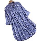 Damen Retro Bedruckte Hemden Mode Stehkragen Kontrastfarbe Casual All-Match Streetwear Loose Trend Tops XXL
