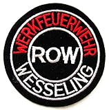 Werkfeuerwehr - Row Wesseling - Rheinische Olefinwerke - Ärmelabzeichen - Abzeichen - Aufnäher - Patch - Motiv 1