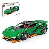 SESAY Technik Sportwagen für Lamborghini, 681 Teile Technik Pull Back Auto Modell, Kompatibel mit Lego Technik Lamborg