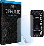 Crocfol Schutzfolie vom Testsieger [2 St.] kompatibel mit Apple IPhone 12/12 Pro - selbstheilende Premium 5D Langzeit-Panzerfolie (Casefit)