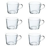 IKEA 365+ Becher aus Klarglas; (24cl); 6 Stück