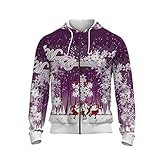 JELLYB Übergangsjacke Herren Regulär Fit Lose 3D Weihnachtsserie Druck Männer Mantel Herbst Winter Mit Kapuze Strickjacke Täglich Festival Dating Herren Sweatjacke 1217K 5XL