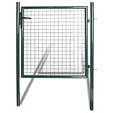 vidaXL Einzeltor 100x150cm Zauntor Gartentor Gartenpforte Gartentür Tür Hoftü