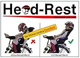 HEAD-REST Comfort Kinder Kopfhalterung u. Nackenstütze zum Schlafen im Fahrradsitz Römer Jockey Comfort Komp