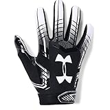 Under Armour F6 Youth American Football Receiver Handschuhe - schwarz/weiß Gr. YS