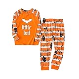 Damen Pyjama Lang Nachtwäsche für Damen Herren Mädchen Jungen Pyjamas Set Patchwork Schlafanzug Nachtwäsche Zweiteiler S