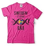 Silk Road Tees Männer Schweden T-Shirt Schwedische Patriot Heritage-T-Shirt Small R