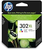 1x Original XL HP Tintenpatrone F6U67AE HP 302XL HP 302 XL für HP Officejet 4650 - Color - Leistung: ca. 330 Seiten/5%
