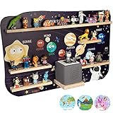 bunnyboo Toniebox Regal - Regal für Toniebox und Figuren - ausreichend Platz für bis zu 45 Tonies und geprüfte Qualität - Tonie Regal Magnetisch - Für Junge und Mädchen (Astronaut)