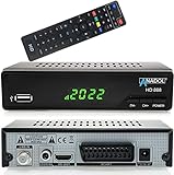[Test: 2X GUT *] Anadol HD 888 Sat Receiver mit PVR Aufnahmefunktion, Timeshift & AAC-LC Audio, für Satelliten TV, HDMI, HDTV, SCART, Digital, Satellite, DVB S2, Full HD - Astra Hotbird S