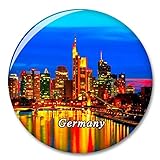 Deutschland Frankfurt am Main Kühlschrank Magnete Dekorative Magnet Flaschenöffner Tourist City Travel Souvenir Collection Geschenk Starker Kühlschrank Aufkleb