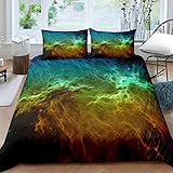 CCBAO 3D-Bettwäscheset Mit Fantasiemuster, Kingsize-Doppelbett, Bettbezug, 3-Teiliges Innenset Mit 2 Kissenbezügen, Geeignet Für Schlafzimmerhotels 200x230