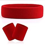 Bocotoer Sportline Armband Schweiß Wristbands Band Frottee Sweatb