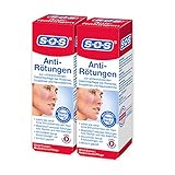 SOS Anti-Rötungen Medizinische Gesichtscreme, 2 x 50 ml, unterstützende Tagescreme bei Rosacea, Couperose & Neurodermitis, Rosacea Gesichtspflege mit MicroSilber gegen Entzündung