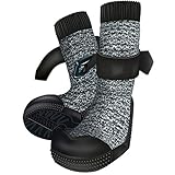 Trixie 19440 Pfotenschutz Walker Socks, XS, 2 St., schwarz/g