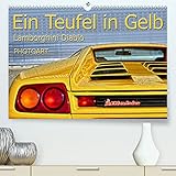 Ein Teufel in Gelb Lamborghini Diablo PHOTOART (Premium, hochwertiger DIN A2 Wandkalender 2022, Kunstdruck in Hochglanz)