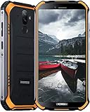 DOOGEE S40 Pro Outdoor Handy Wasserdichtes Smartphone Ohne Vertrag Android 10 4G Dual SIM 4GB+64GB 5,45 Zoll HD+ Bildschirm 13MP+5MP Kamera 4650mAh Akku NFC GPS(Orange)