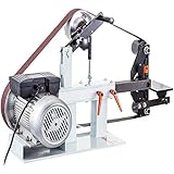 Mophorn Bandschleifmaschine 5,08 x 208,28 cm Belt Disc Sander Combo Band Tellerschleifer, 2800 r/min Band und Scheiben Schleifmaschine, PH 427 X 30,5 cm Gummi-Kontaktscheibe Stand-Band-T