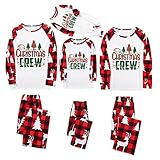 Winter Weihnachts Schlafanzug Familie Pyjamas Set Langarm Warm Sleepwear Weihnachtspyjamas Nachtwäsche Set Outfit Weihnachten Familie Matching Pyjamas Hausanzug Schlafanzüge Homew
