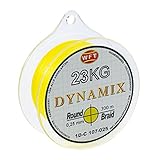 WFT Round Dynamix 300m Angelschnur geflochten rund - 0.08mm - Gelb #1D-C 106-008