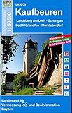 Kaufbeuren 1 : 50 000: Landsberg / Schongau (UK 50-39): Landsberg am Lech, Schongau, Bad Wörishofen, Marktoberdorf. Wanderwege, Radwanderwege, ... Karte Freizeitkarte Wanderkarte)