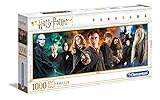 Clementoni 61883 Panorama Harry Potter – Puzzle 1000 Teile ab 9 Jahren, Erwachsenenpuzzle mit Panoramabild, Geschicklichkeitsspiel für die ganze Familie, ideal als Wandb