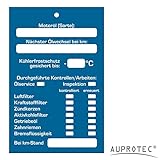 AUPROTEC Kundendienst Anhänger Serviceanhänger Werkstatt Spiegelanhänger Auswahl: 25 Stück, Anhänger Inspektionsanhäng