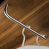 Sotech Garderobenstange Norma II 230 mm Ø 12 mm echt Edelstahl gebürstet L-Form Kleiderbügelhalter von SO-TECH®