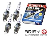 Brisk Power-Silver dr15ys-9 1462 Zündkerzen Benzin LPG CNG Autogas, 4-teilig