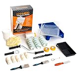 Hynec Ultimatives Maler Set XXL - Farbroller, Farbpinsel, Farbwanne, Farbhülse, Farbwalze, Farbzubehör - Streichsets für Wandfarbe, Malerzubehör Home Deko - Malerbedarf Werkzeuge Tap