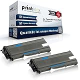 2x Kompatible Tonerkartuschen für Brother HL-L 2300 Series HL-L 2300 D HL-L 2320 D HL-L 2321 D HL-L 2340 DW HL-L 2360 DN HL-L 2360 DW HL-L 2361 DN HL-L 2365 DW HL-L 2380 DW TN2360 - Doppelpack