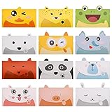36 Stück Tier Dankeskarten Multipack Geburtstagskarten Kinder Niedliche Tier-Grußkarten Briefpapier mit Cartoon-Tier Einladungskarten zur Party Weihnachtskarten Karteikarten zur Geburtstag