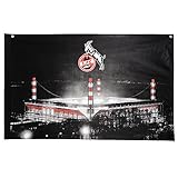 1. FC Köln Hissfahne/Hissflagge Stadion 140 x 90 cm (Fahne) (2 Ösen)