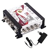 MK Digital MV Serie Multischalter, Multiswitch SAT Verteiler kaskadierbar (FullHD, HDTV, 4K, UHD, 8K) … (5/8 Multischalter)