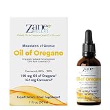 Zane Hellas 100% unverdünntes Oreganoöl. Reines griechisches ätherisches Öl von Oregano .86% Min Carvacrol. 164 mg Carvacrol pro Portion. Wahrscheinlich das beste Oreganoöl der Welt. 1 fl. 30