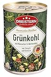 DREISTERN Grünkohl mit Kasseler und Mettenden 400 g I leckeres Fertiggericht mit Gemüse in der praktischen recycelbaren Konserve I köstliche Kombination Kasseler& Mettenden - Qualität die schmeck