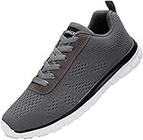 DYKHMILY Sicherheitsschuhe Arbeitsschuhe Herren Damen stahlkappen Schuhe Atmungsaktiv Leichte Sportlich Anti-Smashing(Grau,37)